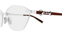 Montatura vista Gucci Donna GG2050O003-SILVER-RED-TRANSPARENT59 - GG2050O003-SILVER-RED-TRANSPARENT59